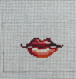 Canvas LIPS LUGGAGE TAG  AB52