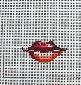 Canvas LIPS LUGGAGE TAG  AB52