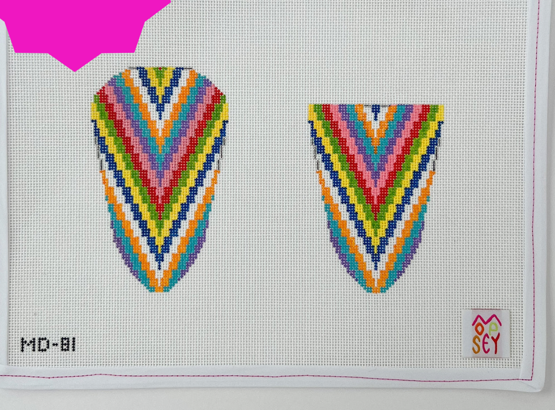 Canvas RAINBOW SCISSOR CASE  MD81