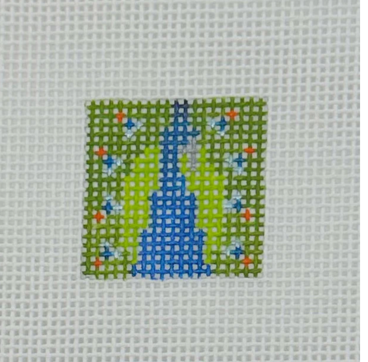 Canvas PEACOCK  1" INSERT