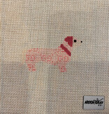 Canvas GUCCI DOG  -  PINK