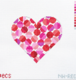 Canvas GALENTINE HEART NH - RED