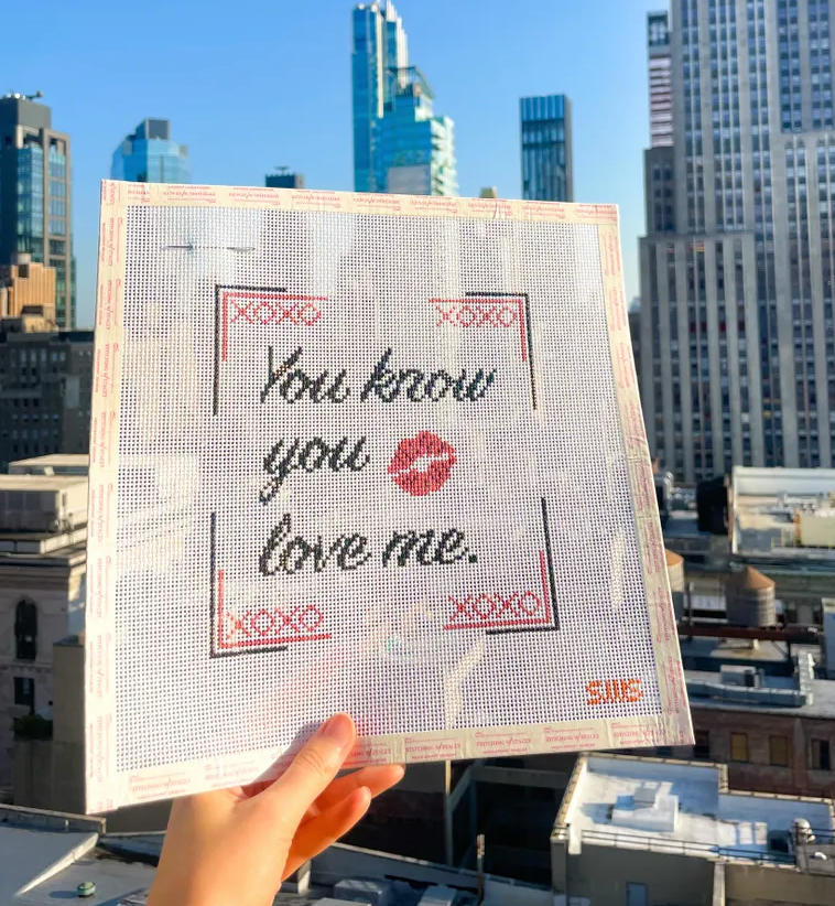 Canvas YOU KNOW YOU LOVE ME  7X7"