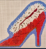 Canvas SANTA BABY HOLIDAY SHOE  JHD1038  5X4.5"