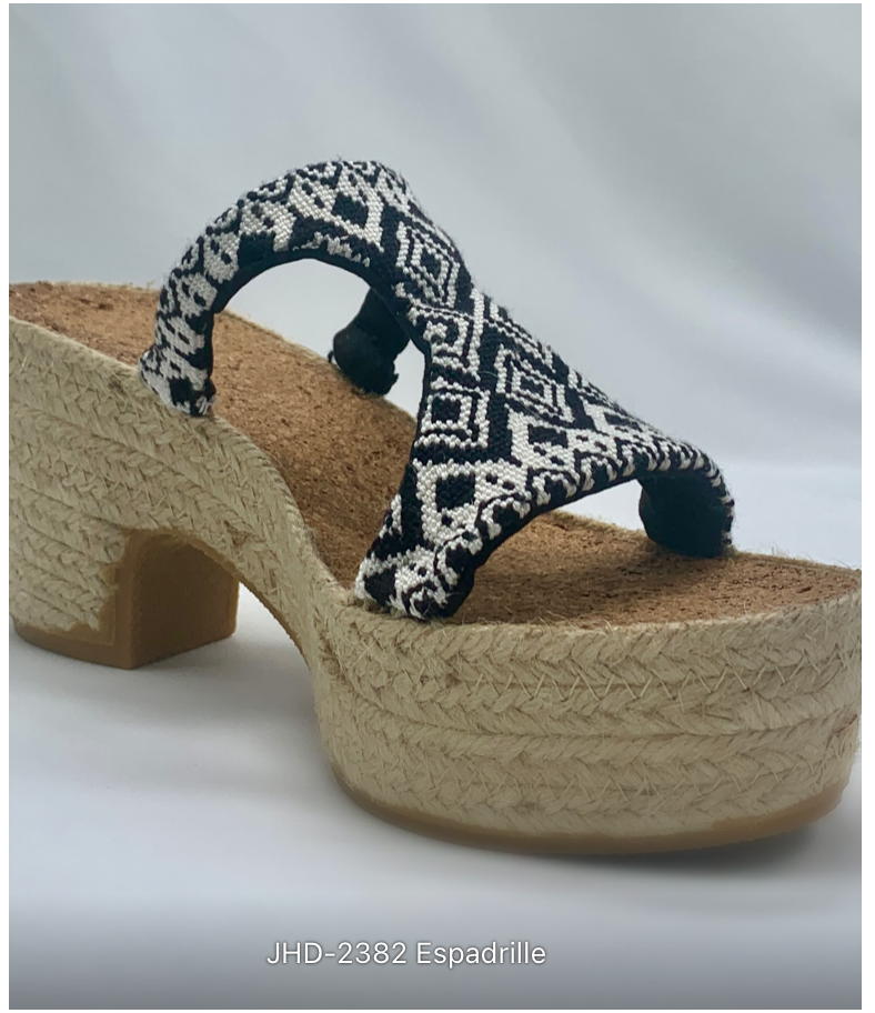 Canvas ESPADRILLE VAMP - BECOMES FINISHED ESPADRILLE  TOURQUIOSE AND TAN  JHD2383