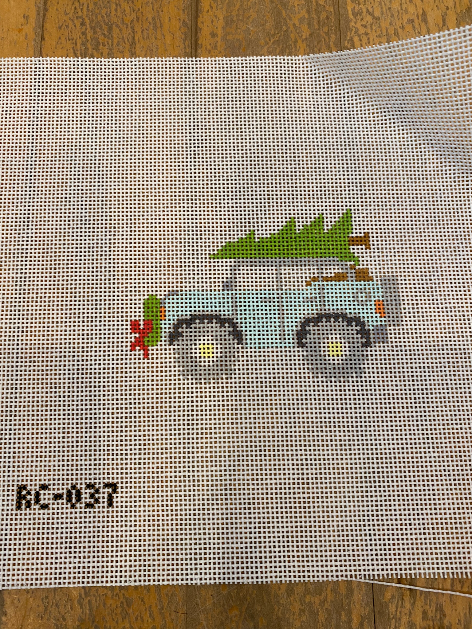 Canvas CHRISTMAS JEEP  RG037