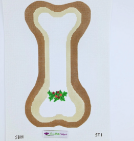 Canvas DOG BONE STOCKING  FULL SIZE  ST01