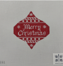 Canvases MERRY CHRISTMAS ORNAMENT 161W  4X4"