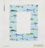 Canvas OCEAN FISH FRAME   AGL093   4X6" INSERT