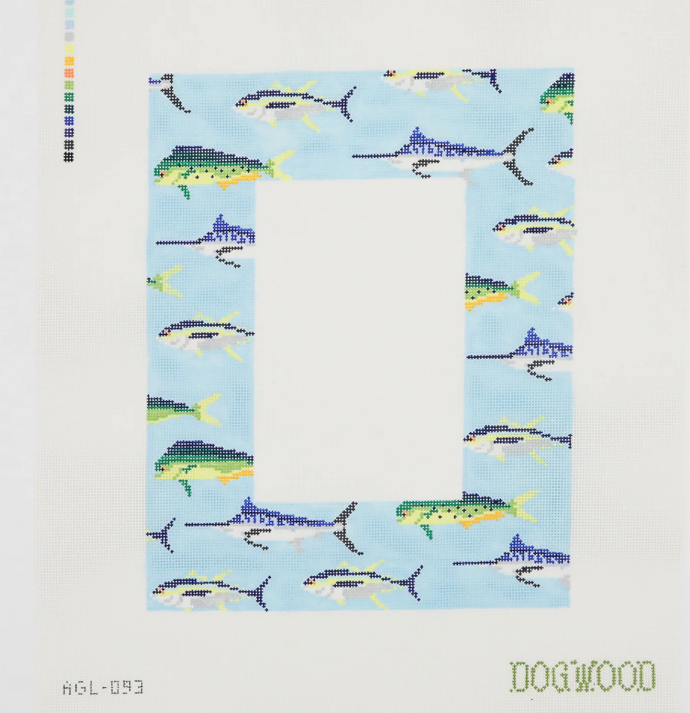 Canvas OCEAN FISH FRAME   AGL093   4X6" INSERT