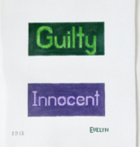 Canvas INNOCENT/GUILTY SUNGLASS CASE  ED13