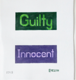 Canvas INNOCENT/GUILTY SUNGLASS CASE  ED13