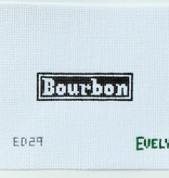 Canvas DECANTER LABELS  - BOURBON   2.5X1.5"