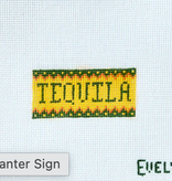 Canvas DECANTER LABELS  - TEQUILLA   2.5X1.5"