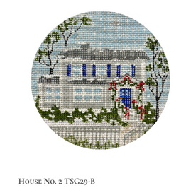 Canvas SWEDISH  HOUSE COLLECTION -#2   TSG29B  4"ROUND