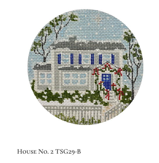 Canvas SWEDISH  HOUSE COLLECTION -#2   TSG29B  4"ROUND