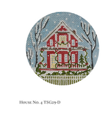 Canvas SWEDISH  HOUSE COLLECTION -#4   TSG29D  4"ROUND