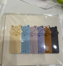 Accessories LEATHER KNIT TAG  - FOX   CI/TAGFOX   SET OF 6