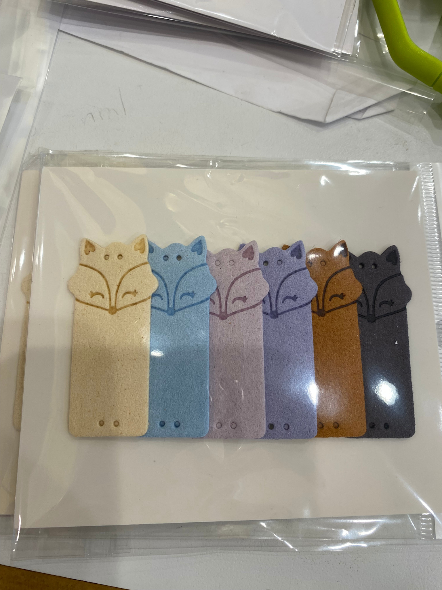 Accessories LEATHER KNIT TAG  - FOX   CI/TAGFOX   SET OF 6