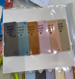 Accessories LEATHER KNIT TAG  -HANDMADE VERTICAL   CI/TAGVERT   SET OF 6