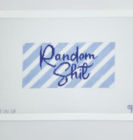 Canvas RANDOM SHIT    APIN18  6X3"