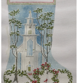 Canvas FIRST CONGREGATIONAL CHURCH STOCKING  TSG23C