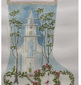 Canvas FIRST CONGREGATIONAL CHURCH STOCKING  TSG23C