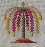 Canvas COLORFUL PALM    IN710   5.5X5"