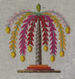Canvas COLORFUL PALM    IN710   5.5X5"