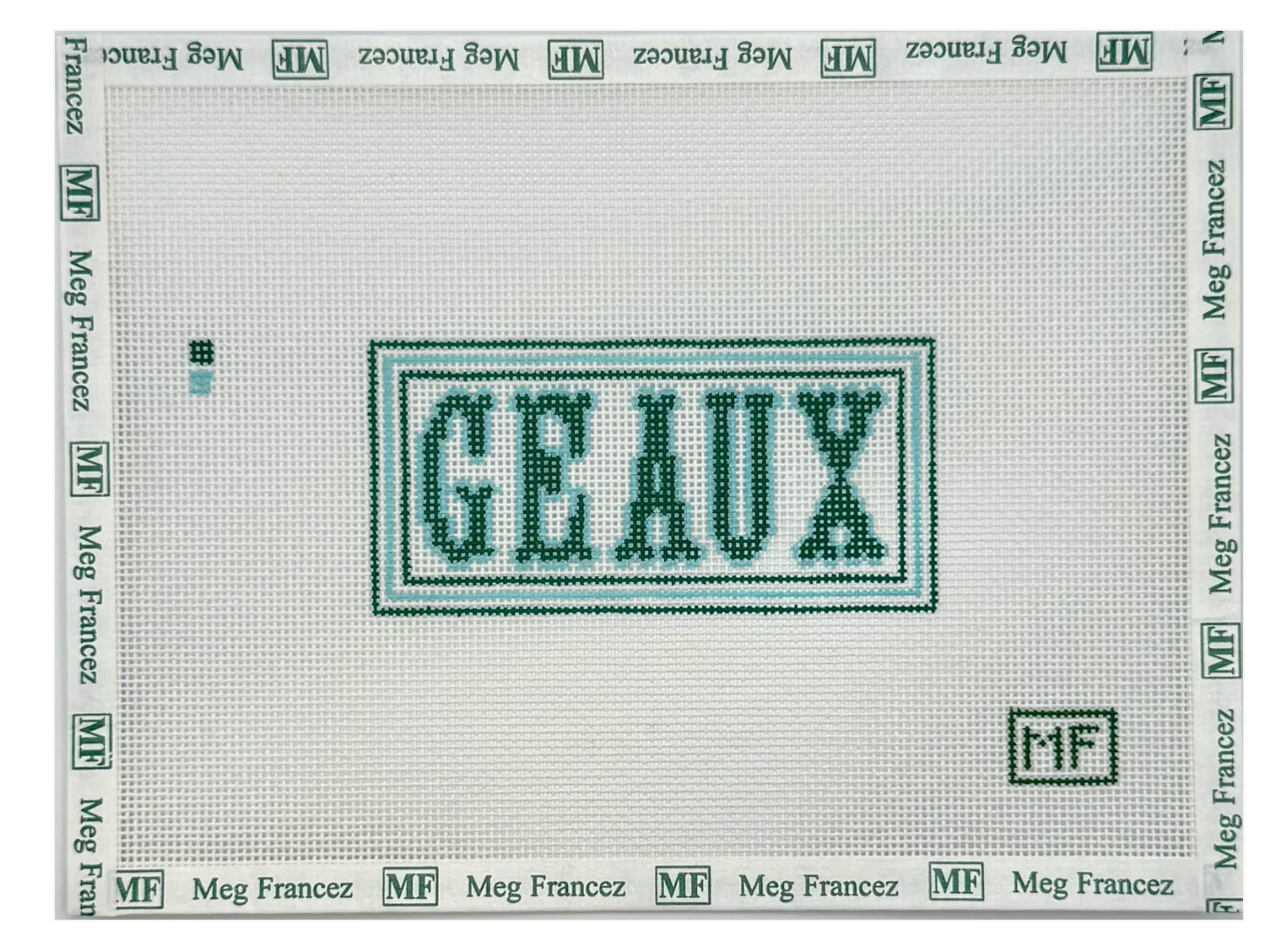 Canvas GEAUX  4X2"