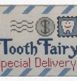 Canvas TOOTH FAIRY LETTER WITH POCKET   - BLUE  109B   3.5X5.5"