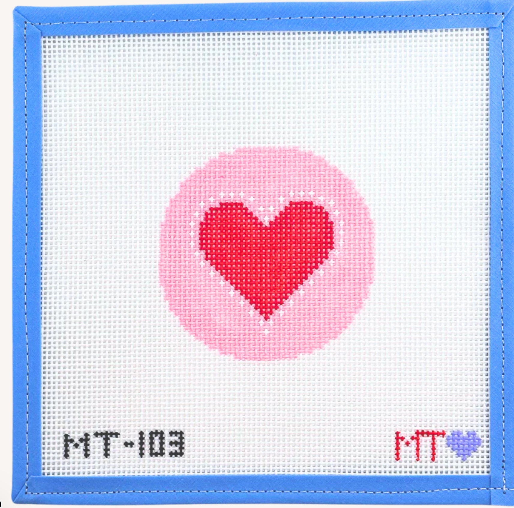 Canvas BEGINNER HEART MINI   MT103   3.5X3"