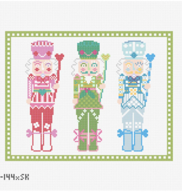 Canvas THREE NUTCRACKERS   ND144SK   8.5x11"