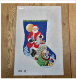 Canvas CHIMNEY  MOONLIT REST  STOCKING 3276