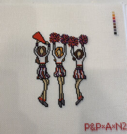 Canvas CLEMSON CHEERLEADERS   P&PPAN2