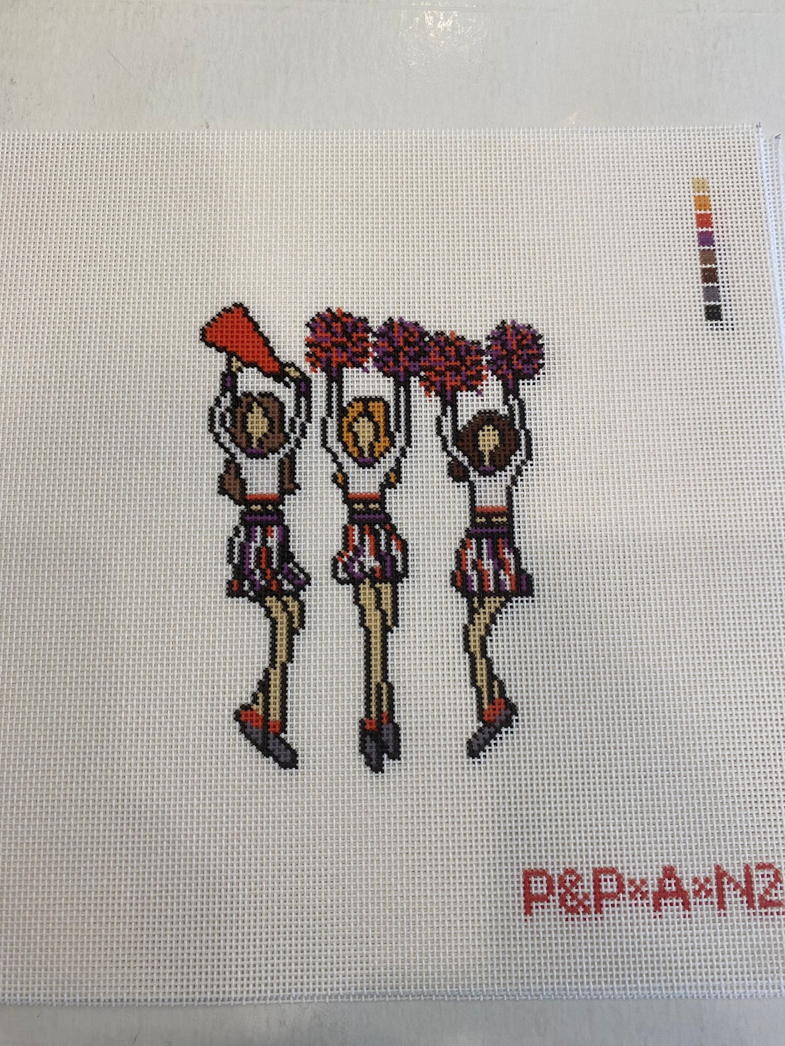 Canvas CLEMSON CHEERLEADERS   P&PPAN2