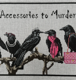 Canvas ACCESSORIES TO MURDER  KW141   6X10"