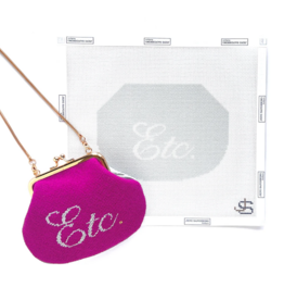 Canvas KISS LOCK BAG - ETC   JS336A   5.2X7"