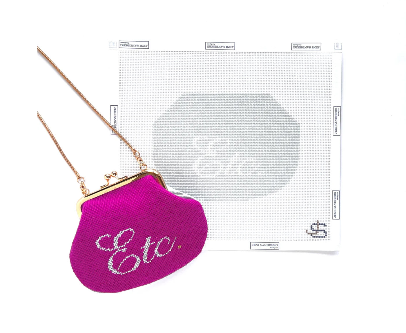 Canvas KISS LOCK BAG - ETC   JS336A   5.2X7"