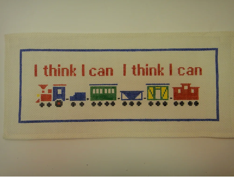 Canvas I THINK I CAN....  S26   13X5"