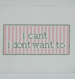 Canvas I CAN'T I DON'T WANT TO  PJS118