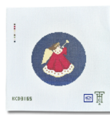 Canvas GLORIA ANGEL - RED  KCD3165  3"ROUND