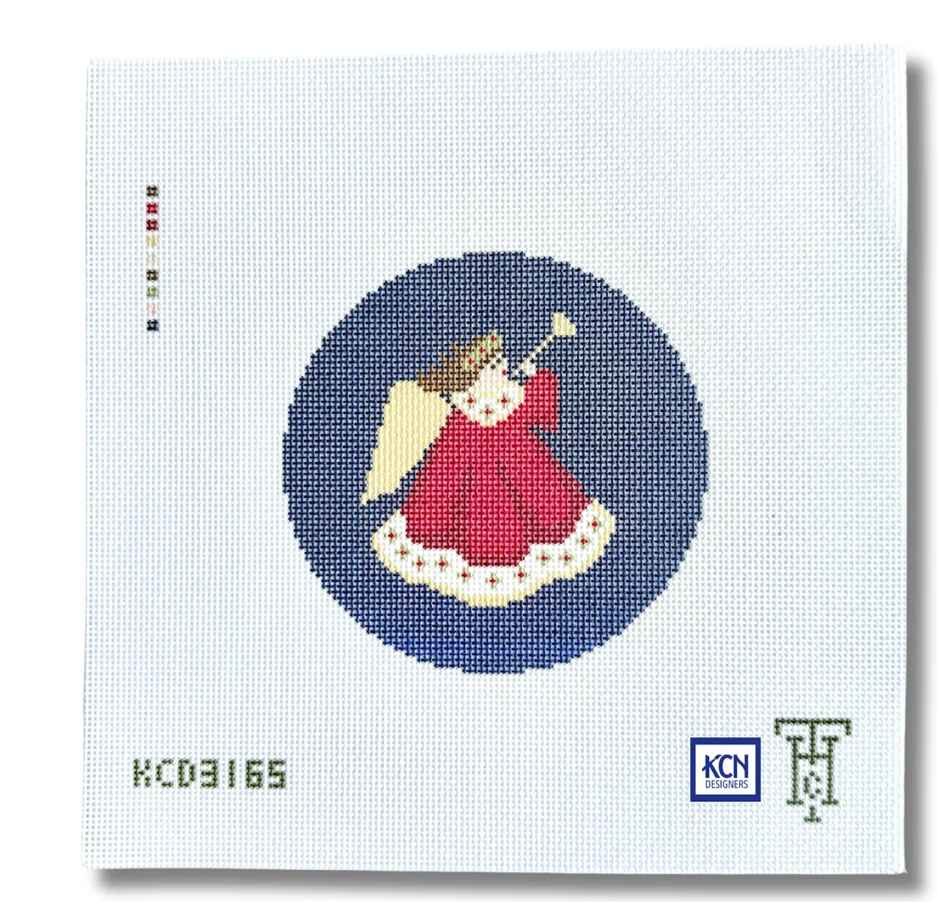 Canvas GLORIA ANGEL - RED  KCD3165  3"ROUND