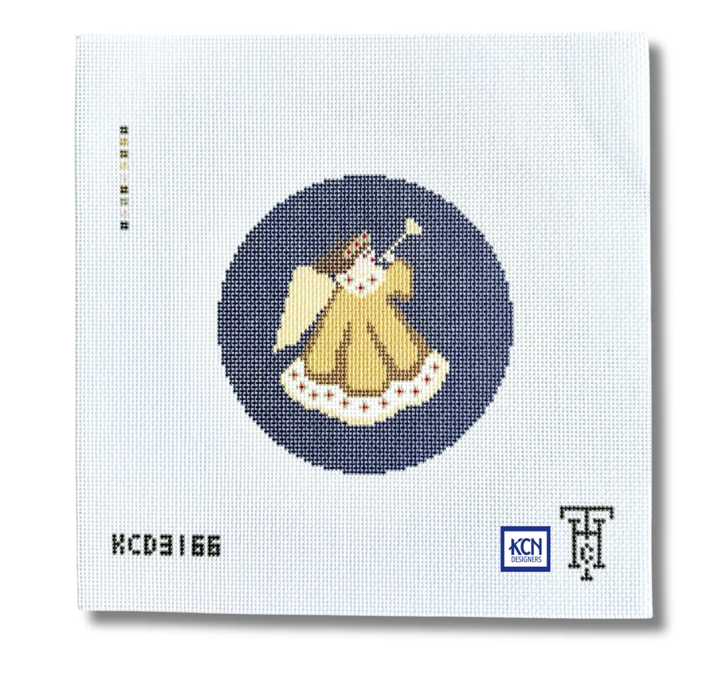 Canvas GLORIA ANGEL - RED  KCD3166  3"ROUND