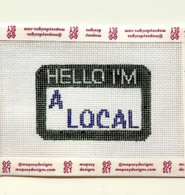 Canvas HELLO I'M A LOCAL  TT21   3X2"