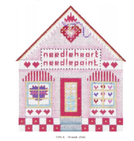 Canvas THIMBELINA  HEARTS TOWN SERIES  -  NEEDLEHEART 1193A  5X6"