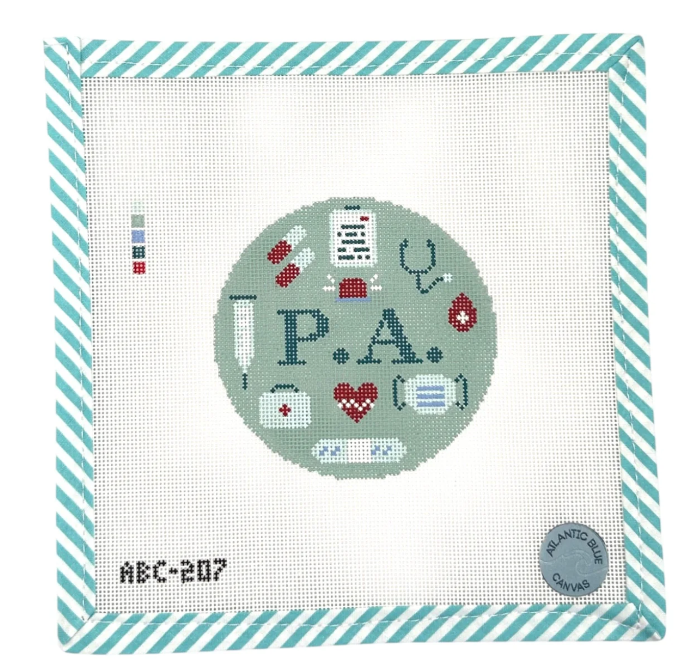 Canvas PHYSICIAN ASSISTANT  ROUND   ABC207  4"ROUND