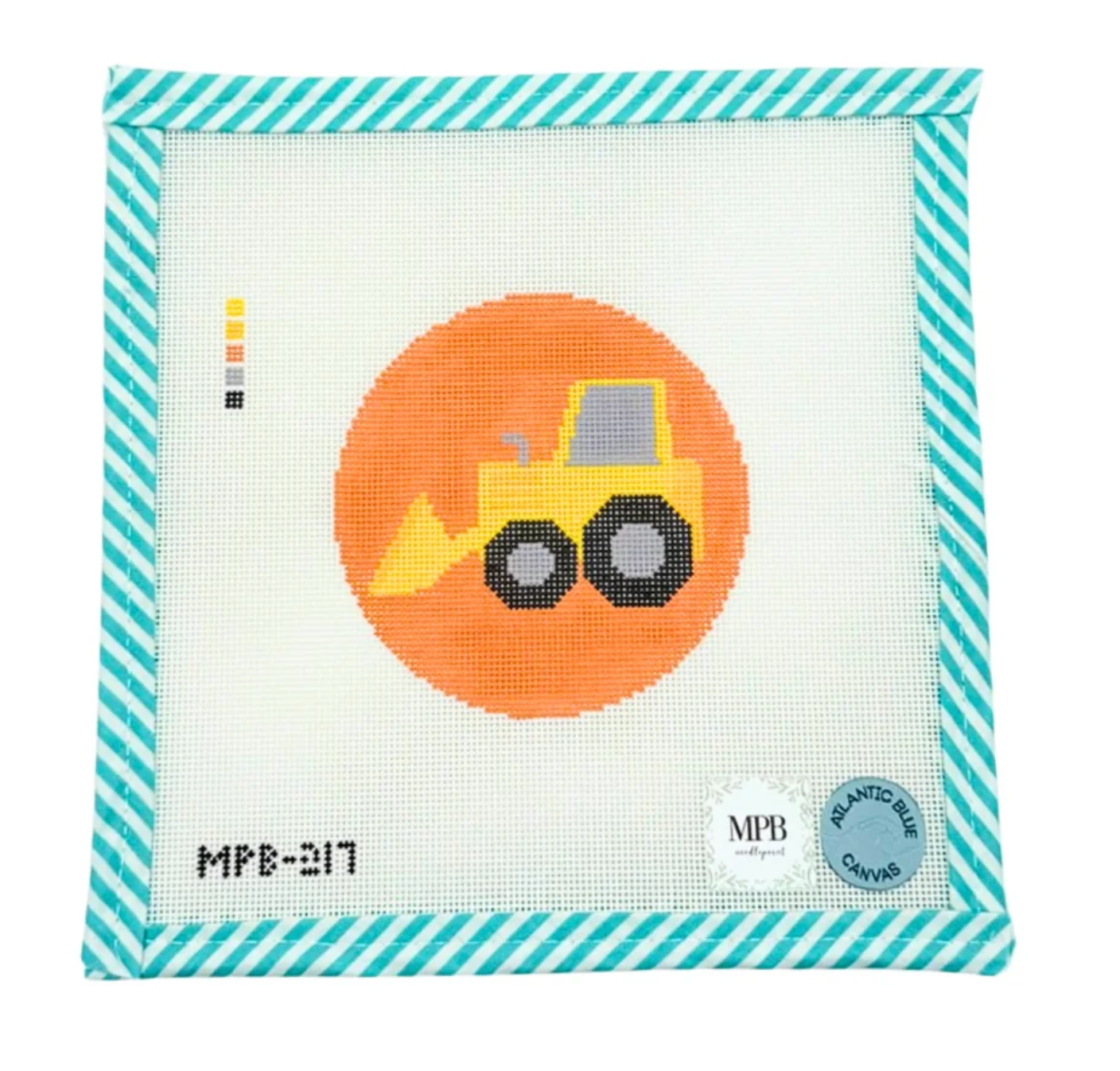 Canvas FRONT LOADER  ROUND  MPB217   4"ROUND