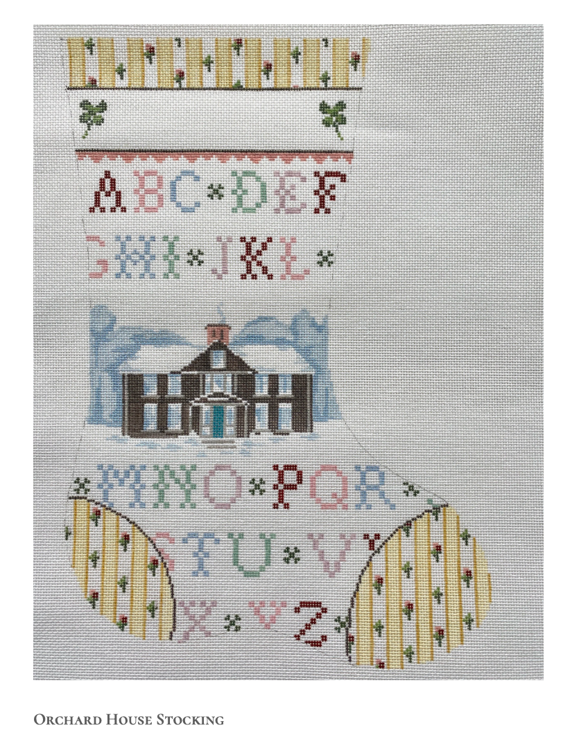 Canvas LITTLE WOMEN COLLECTION -STOCKING  MIDI  SIZE RS7-E   13.25X9"