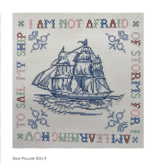 Canvas LITTLE WOMEN COLLECTION -SHIP PILLOW   RS7-F   10X10"